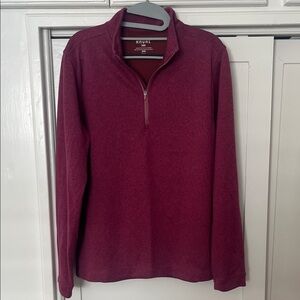 RHÔNE Men's Quarter/Half-Zip Pullover Sweater